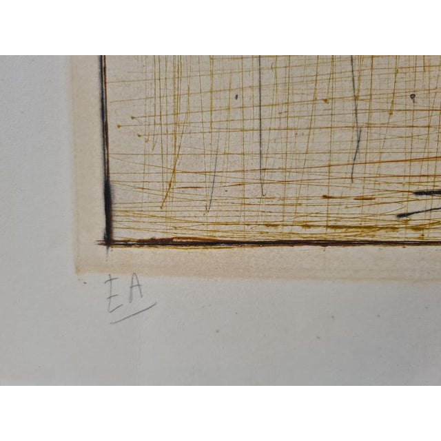 Modern Bernard Buffet, Brown Bug, 1964, Engraving For Sale - Image 3 of 5