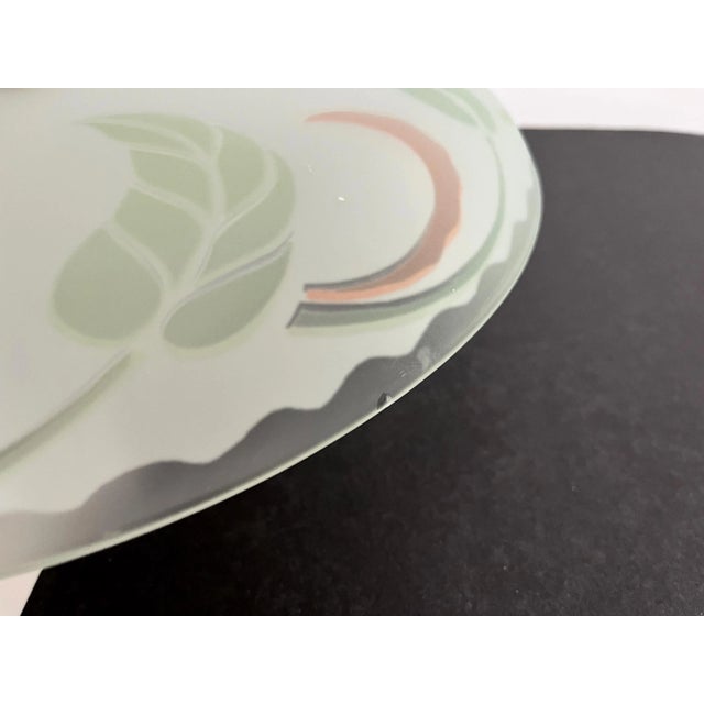 1940s Art Nouveau Leafy Ceiling Light For Sale - Image 16 of 18