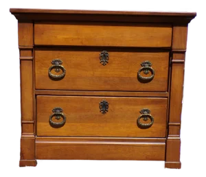 Vintage Neoclassical Style Henredon Chest of Drawers Dresser Server Night Stand