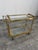 1960s Mid-Century Gilt Brass Bar Cart, Circa 1960s For Sale - Image 5 of 10