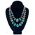 2020s Chunky Chinese Turquoise Bead Necklace With Sterling Silver Chain, 20 Inch For Sale - Image 5 of 6