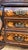 Antique Dutch Marquetry Vitrine Cabinet / Display Hutch with Drawers This beautifully crafted piece features intricate...