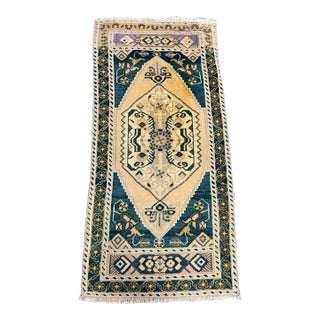 Turkish Yastik Rug 1'7" x 3'4" For Sale