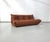 1970s French Togo Sofa in Thick Cognac Cow Leather by Michel Ducaroy for Ligne Roset For Sale - Image 5 of 15