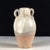 This is a charming vintage folk pottery jar, crafted from earthenware with a rustic, hand-thrown character. The vessel...
