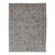 Turkish Angora Oushak Rug With Light Gray Field and Warm Earth Tone Accents For Sale