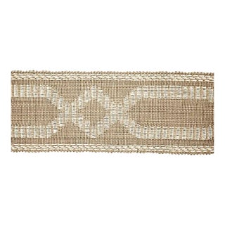 Schumacher Briar Raffia Tape in Natural For Sale