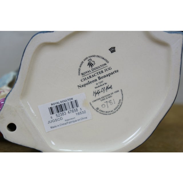 2004 Royal Doulton Character Jug Napoleon Bonaparte Coa Box LTD Ed D7237 For Sale - Image 13 of 13