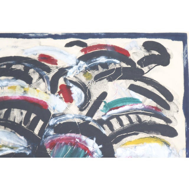 1986 Lucio Pozzi Altamura Abstract Expressionism Monotype Artwork One-of-a-Kind For Sale - Image 13 of 18