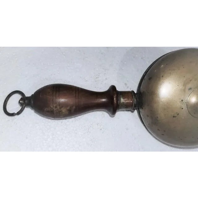 19th C Handheld Muffin Bell Town Crier Alarm Bell For Sale - Image 4 of 5