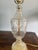 Brass Vintage Hollywood Regency Cut Crystal & Brass Table Lamp For Sale - Image 8 of 9