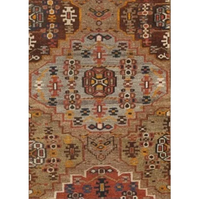 Antique Kurdish Runner Rug - 3'4"x 15'10" For Sale - Image 4 of 4