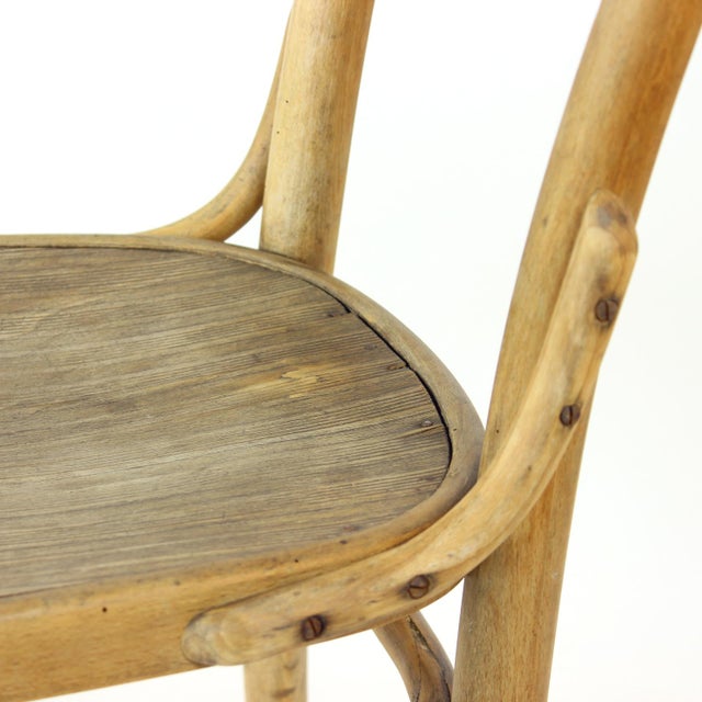 Vintage Bentwood Bistro Chairs from Thonet, 1920s For Sale - Image 8 of 14