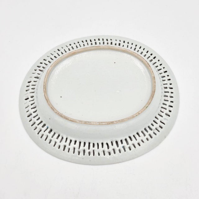 Rose Medallion Chestnut Basket China c.1880 For Sale - Image 14 of 14
