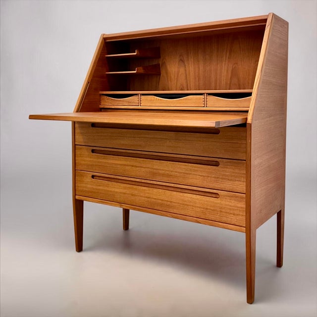 A complete workspace, discreetly concealed. we present the extremely rare model no. 63, designed by kai kristiansen and...