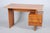 Mid-Century Walnut and Oak Writing Desk from B. Landsman, Czech, 1950s For Sale - Image 10 of 10