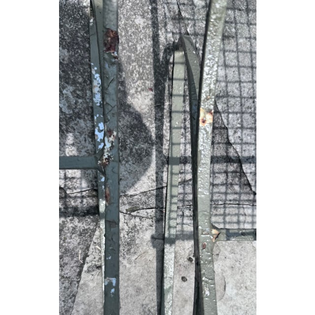 1930s French Wire Mesh Garden Chairs - A Pair For Sale - Image 14 of 15