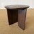 Contemporary Reclaimed Elm Side Table - Walnut Finish For Sale - Image 3 of 10