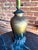 Antique Czech Art Glass Table Lamp For Sale - Image 4 of 12