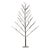 Add a touch of elegance to your holiday decor with this LED Lighted Tree Decor. Standing at 34.75" tall, its cool grey hue...