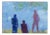 Lars Bertle, Three People in a Landscape, 1960s, Oil on Canvas For Sale