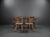 Black Brutalist 3KP Side Chairs in Oak, 1950s, Set of 4 For Sale - Image 8 of 18