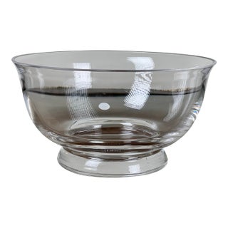 Vintage Tiffany & Co. 8” Crystal Revere Bowl For Sale