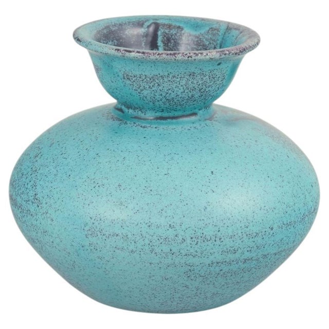 1930s Vintage Baluster-Shaped Stoneware Vase by Svend Hammershøi for Kähler, 1930s For Sale - Image 5 of 5