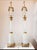 Pair of Antique Frence Louis Faceted Opaline and Guilt Table Lamps For Sale - Image 10 of 11