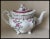 Victorian Antique C1840s Staffordshire, English Soft Paste Teapot, Hand Painted For Sale - Image 3 of 10