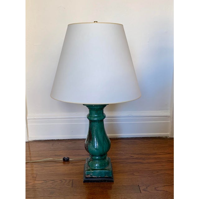 Vintage Traditional Bunny Williams Balustrade Table Lamp | Chairish