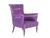 Mid-Century Italian Modern Wood & Purple Fabric Armchairs in the style of Cesare Lacca, 1950s, Set of 2 For Sale - Image 4 of 10