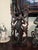 Mid 20th Century Art Deco Balinese Modernist Macassar Ebony Sarasvati Swan Rider Sculpture For Sale - Image 13 of 18