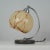 1930s French Walnut, Chrome & Opaline Glass Table Lamp, 1930s For Sale - Image 5 of 14