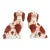 Small Antique Staffordshire King Charles Dogs / Spaniels, a Pair For Sale