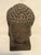 Buddha Head Statue Sculpture Brown Dimensions: 5.5” width x 6.5” depth x 9” height