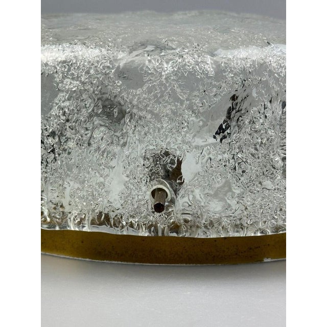 Ceiling Lamp in Ice Glass from Hillebrand Lighting, Germany For Sale - Image 15 of 18