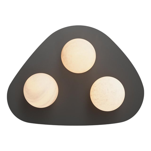 Rhoads Triangular Flush Mount, Oil Rubbed Bronze For Sale