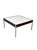 Scandinavian Coffee Table with Teak in Chrome and White Laminate, 1960s For Sale - Image 12 of 12
