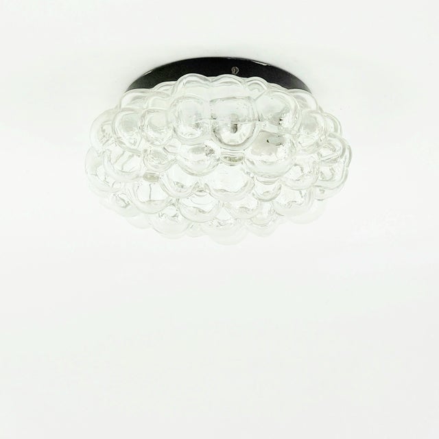 Stunning transparent bubble glass flush mount/ceiling light designed by helena tynell for limburg, germany's leading...