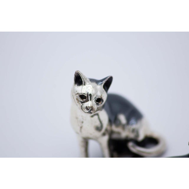 Cats in Nielada Silver with Perfect Shapes For Sale - Image 3 of 4