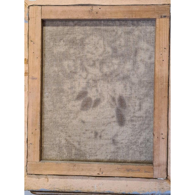 Mid 20th Century Still Life Painting of Roses in a Vase, Mid-Century French Oil on Canvas by Henri Reboa, Framed For Sale - Image 6 of 7