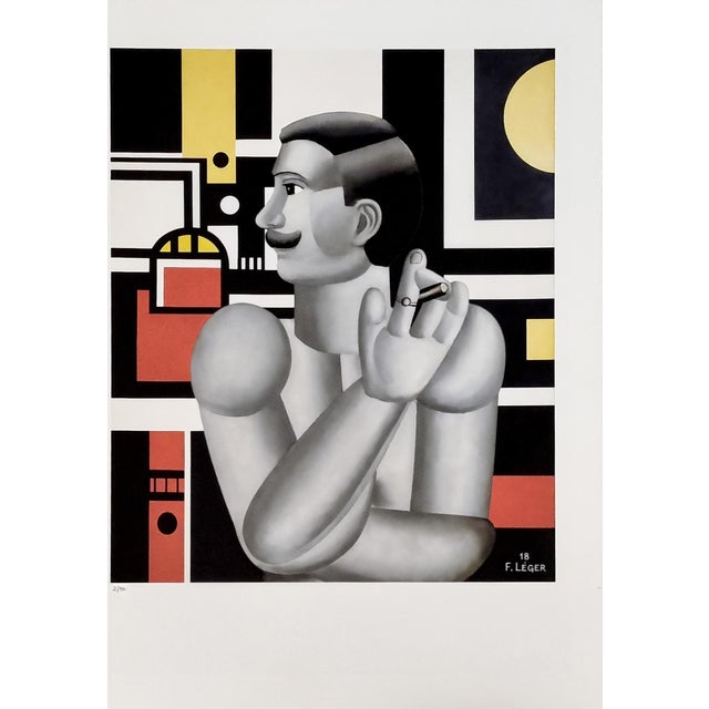 After Fernand Léger, The Mechanic, Silkscreen on Arches paper For Sale