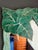 1980s Tessellated Green Stone Monstera Leaf Wall Mirror For Sale - Image 9 of 12
