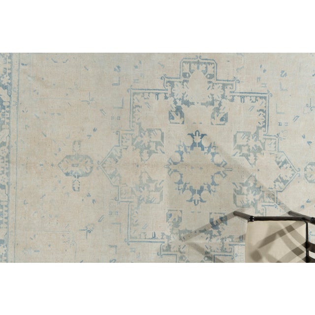 1940s Vintage Circa 1940 Heriz Rug 9ft 4in X 12ft For Sale - Image 5 of 8