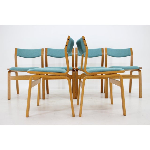 Bentwood Dining Chairs, Denmark, 1960s, Set of 6 For Sale - Image 4 of 14