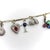 1920s 1920s Art Deco 14k Gold and Platinum Diamond and Gem Set Charm Bracelet For Sale - Image 5 of 12