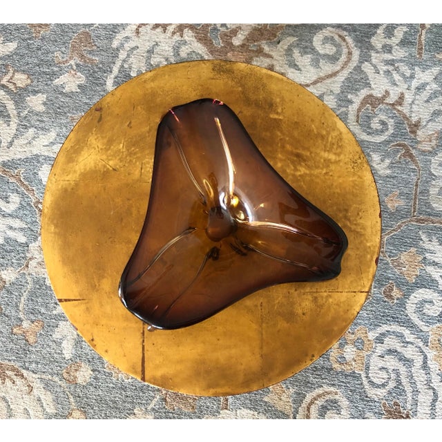 Mid Century Modern Art Glass Bowl For Sale - Image 11 of 12