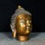 Solid Brass Shakyamuni Buddha Head Statue, Buddhist Religious Decor For Sale - Image 4 of 9