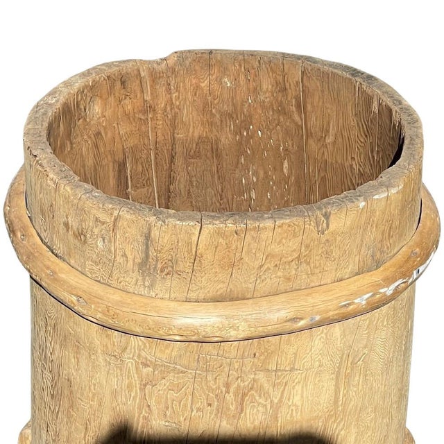 Vintage Wooden Planter For Sale - Image 4 of 4